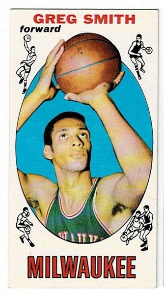 1969 Topps Basketball #81 Greg Smith - Milwaukee Bucks